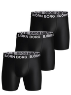 Technical microfiber boxers, black