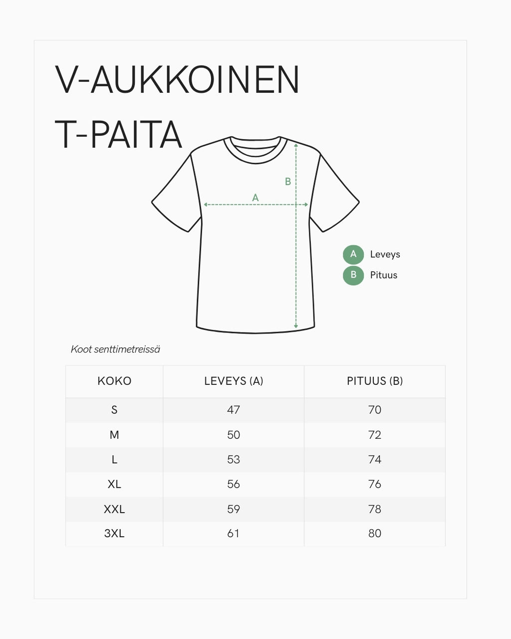 Musta V-aukkoinen t-paita (multipack)